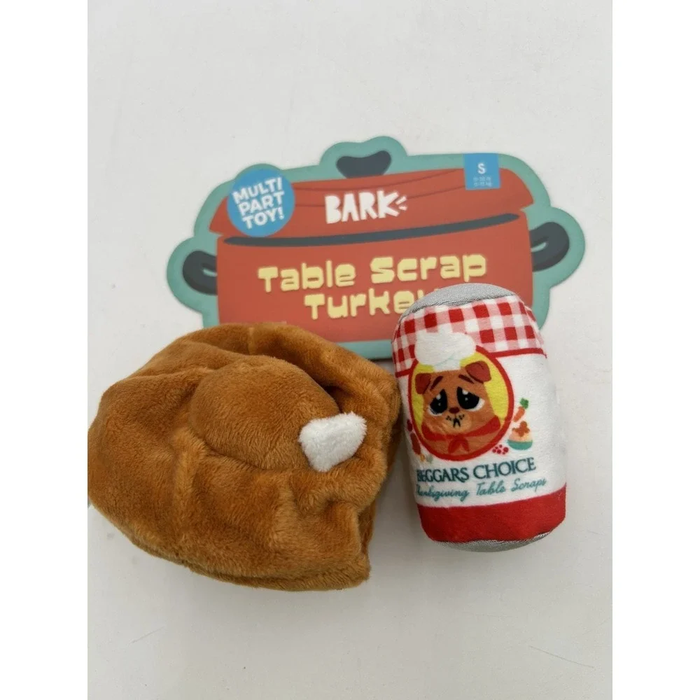 Bark Box Lot Of 4 Small Dog Toys Cursed Caramutt Apple Dunk The Halls  New